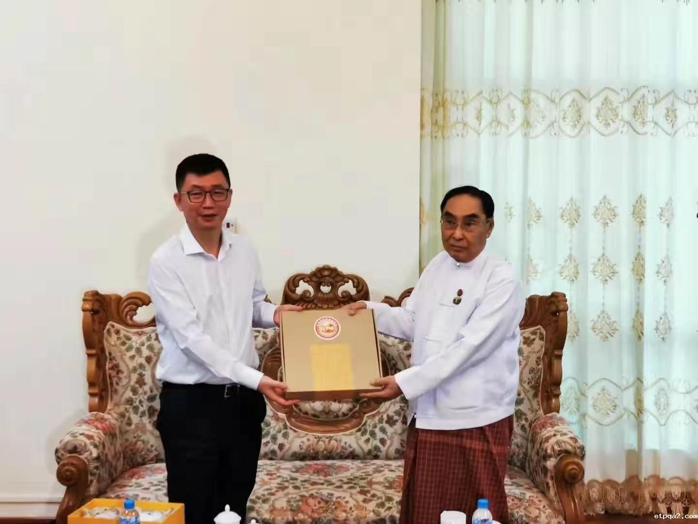 蓝军率我会代表团赴缅甸访问 出席缅甸必威betway中文网页发起成立仪式