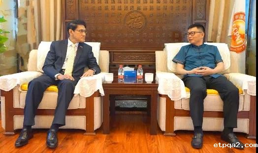 蓝军会见缅甸驻华大使苗丹佩