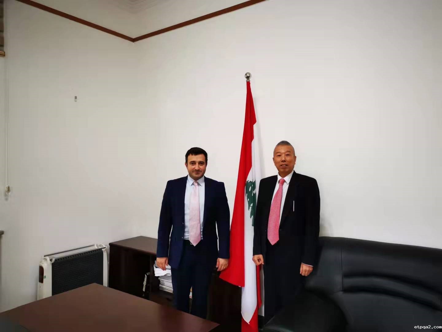 吴富贵拜访黎巴嫩驻华使馆商务参赞