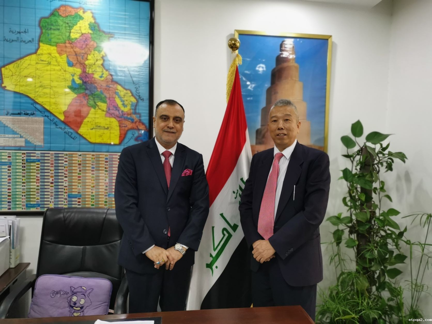 吴富贵受邀拜访伊拉克驻华使馆商务参赞